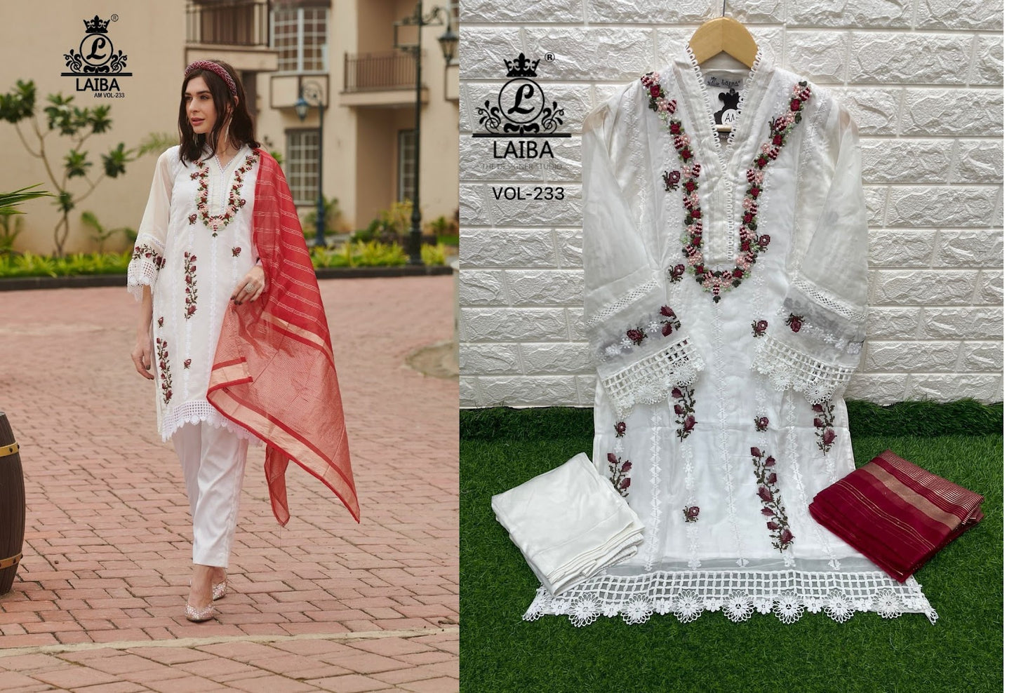 233 Laiba Viscose Pakistani Readymade Suits