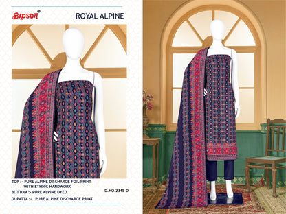 2345 Royal Bipson Prints Alpine Pant Style Suits