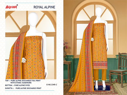 2345 Royal Bipson Prints Alpine Pant Style Suits