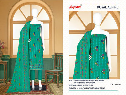 2346 Royal Bipson Prints Alpine Pant Style Suits