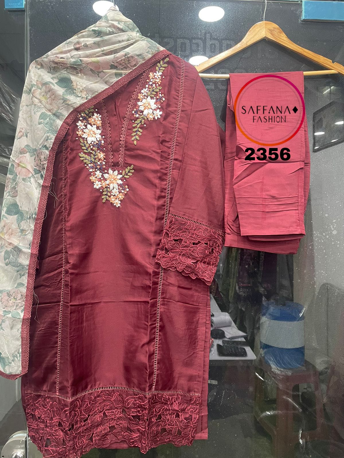 2356-Colours Saffana Soft Organza Pakistani Readymade Suits