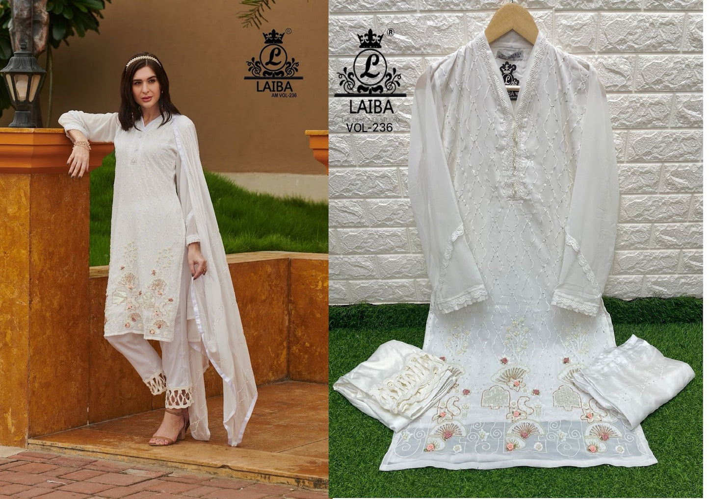 236 Laiba Georgette Pakistani Readymade Suits