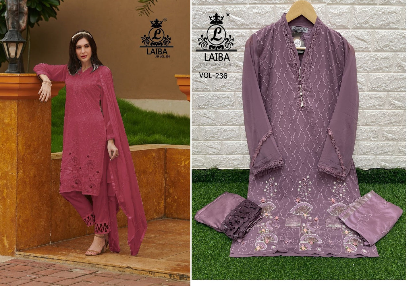 236 Laiba Georgette Pakistani Readymade Suits