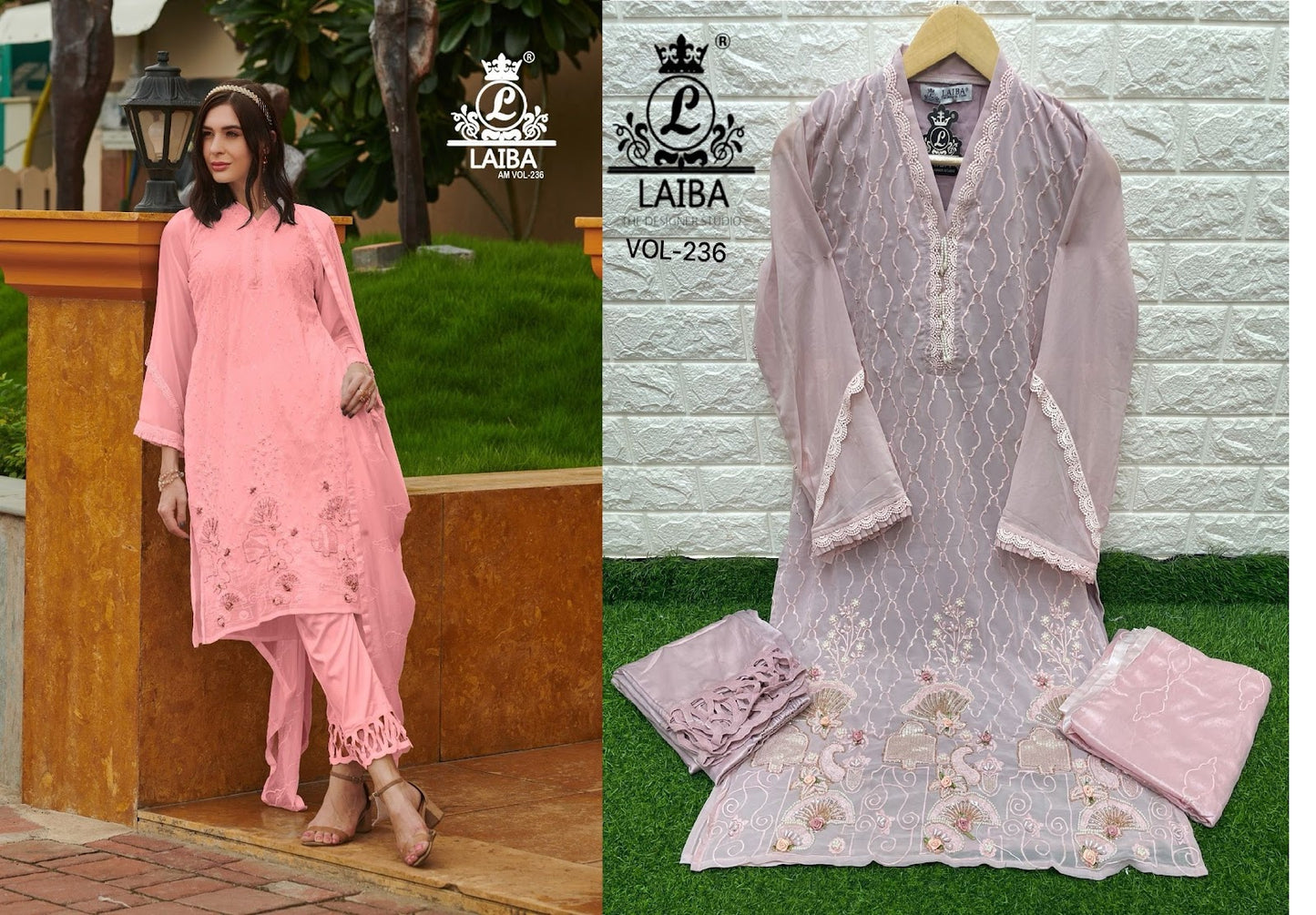 236 Laiba Georgette Pakistani Readymade Suits