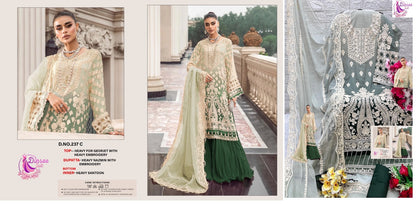 237 Dinsaa Suit Georgette Pakistani Salwar Suits