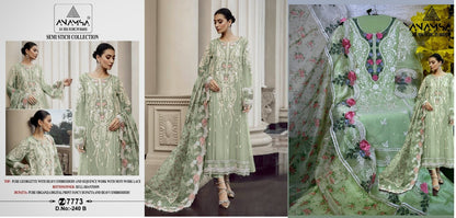 240 Anamsa Fox Georgette Pakistani Salwar Suits