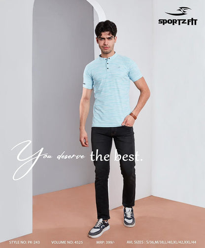 243 Sportz Fit Pique Mens Tshirts