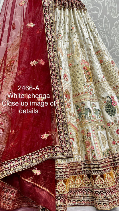 2466 Anjani Art Velvet Bridal Lehenga Choli