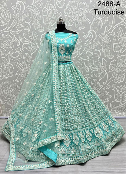 2488 Anjani Art Heavy Net Lehenga Choli