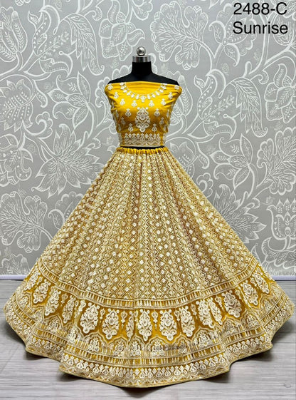 2488 Anjani Art Heavy Net Lehenga Choli