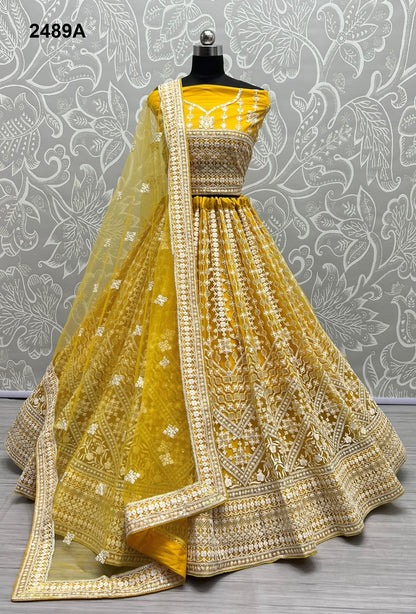 2489 Anjani Art Net Lehenga Choli