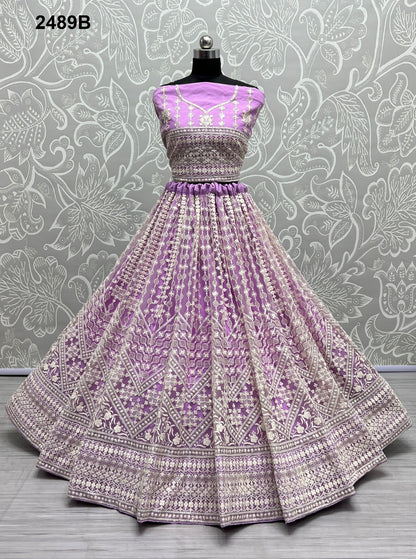 2489 Anjani Art Net Lehenga Choli