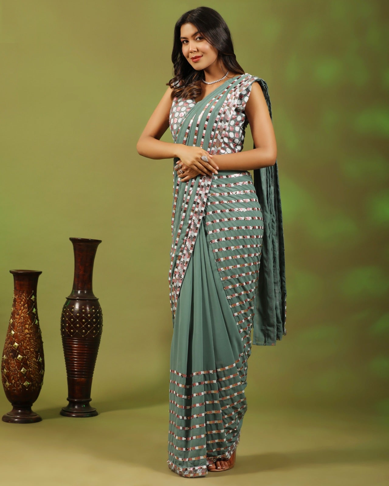 248 Amoha Georgette Sarees