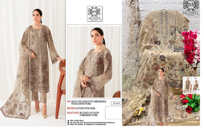 249-264-269-270 Mushq Georgette Pakistani Salwar Suits
