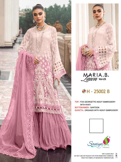 25002 Saniya Trendz Georgette Pakistani Salwar Suits