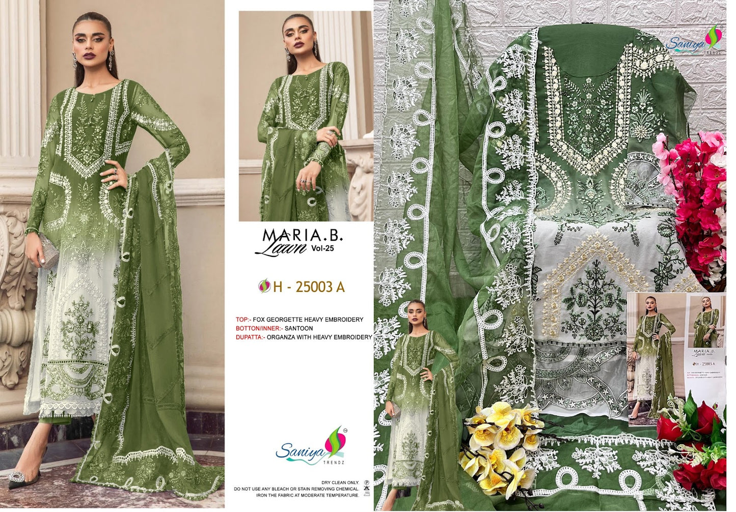 25003 Saniya Trendz Georgette Pakistani Salwar Suits