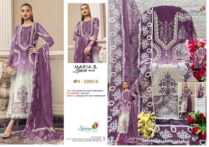 25003 Saniya Trendz Georgette Pakistani Salwar Suits