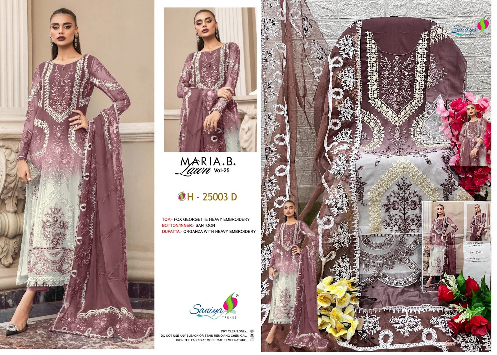 25003 Saniya Trendz Georgette Pakistani Salwar Suits