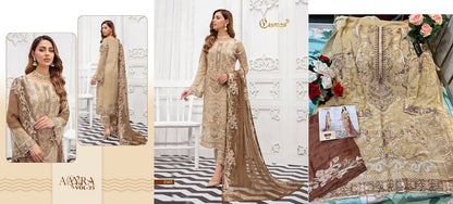 2502-2503-2505 Cosmos Fashion Georgette Pakistani Salwar Suits