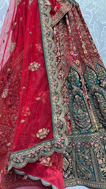 2520 Anjani Art Velvet Lehenga Choli