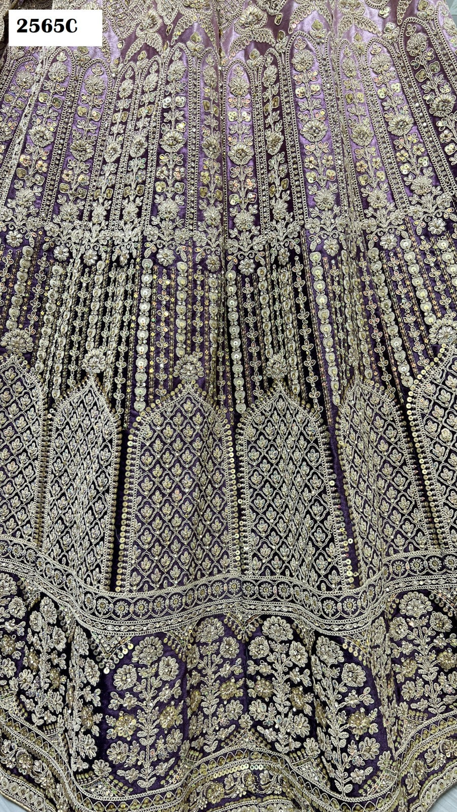 2565 Anjani Art Velvet Bridal Lehenga Choli