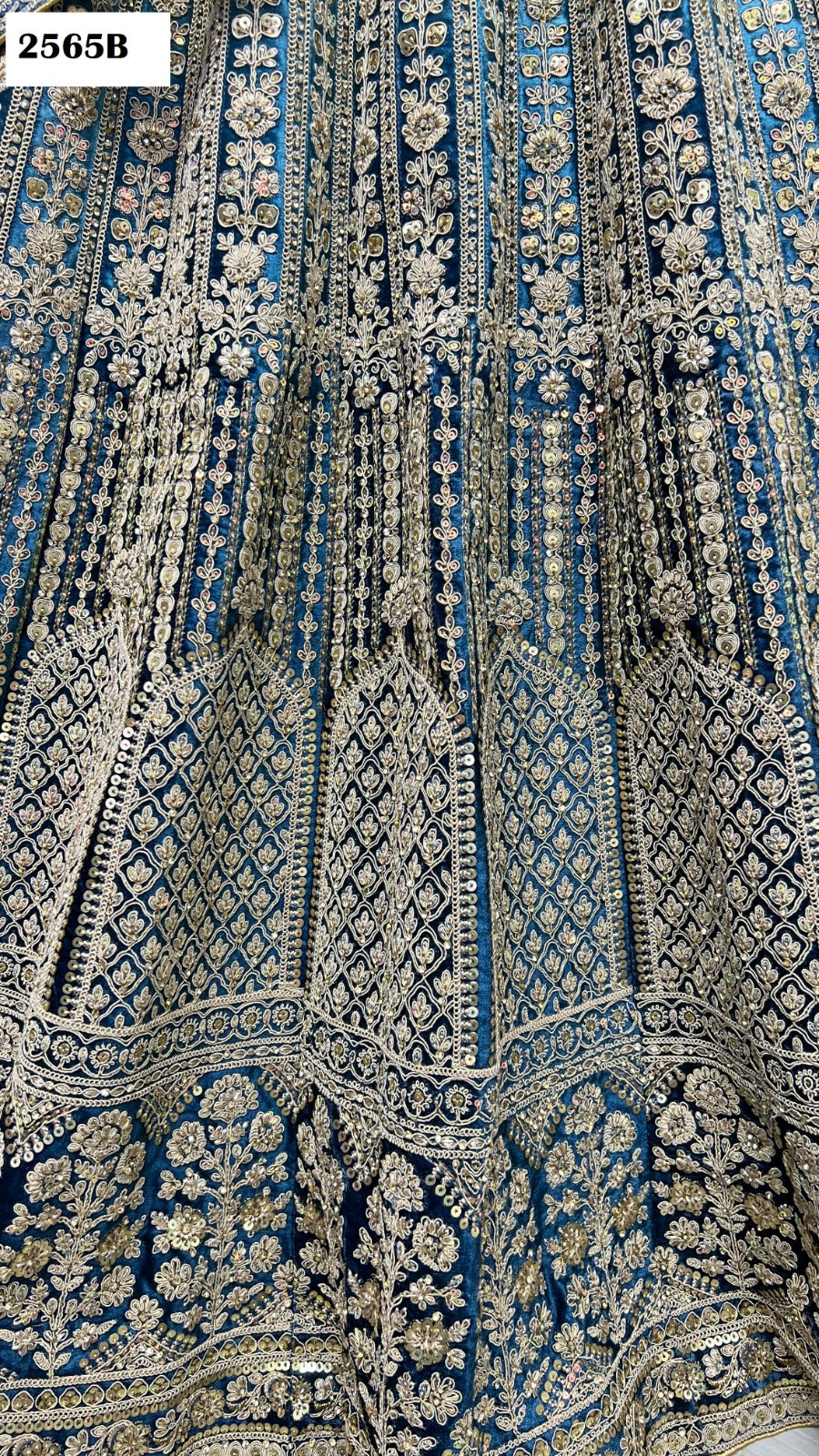 2565 Anjani Art Velvet Bridal Lehenga Choli