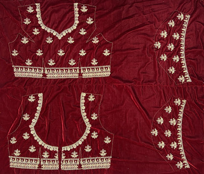 2574 Anjani Art Velvet Bridal Lehenga Choli