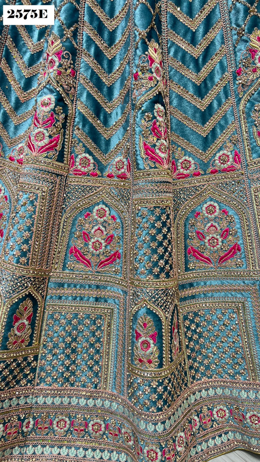 2575 Anjani Art Velvet Bridal Lehenga Choli