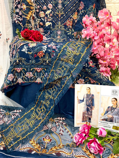 257 Mushq Georgette Pakistani Salwar Suits