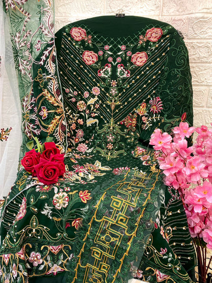 257 Mushq Georgette Pakistani Salwar Suits