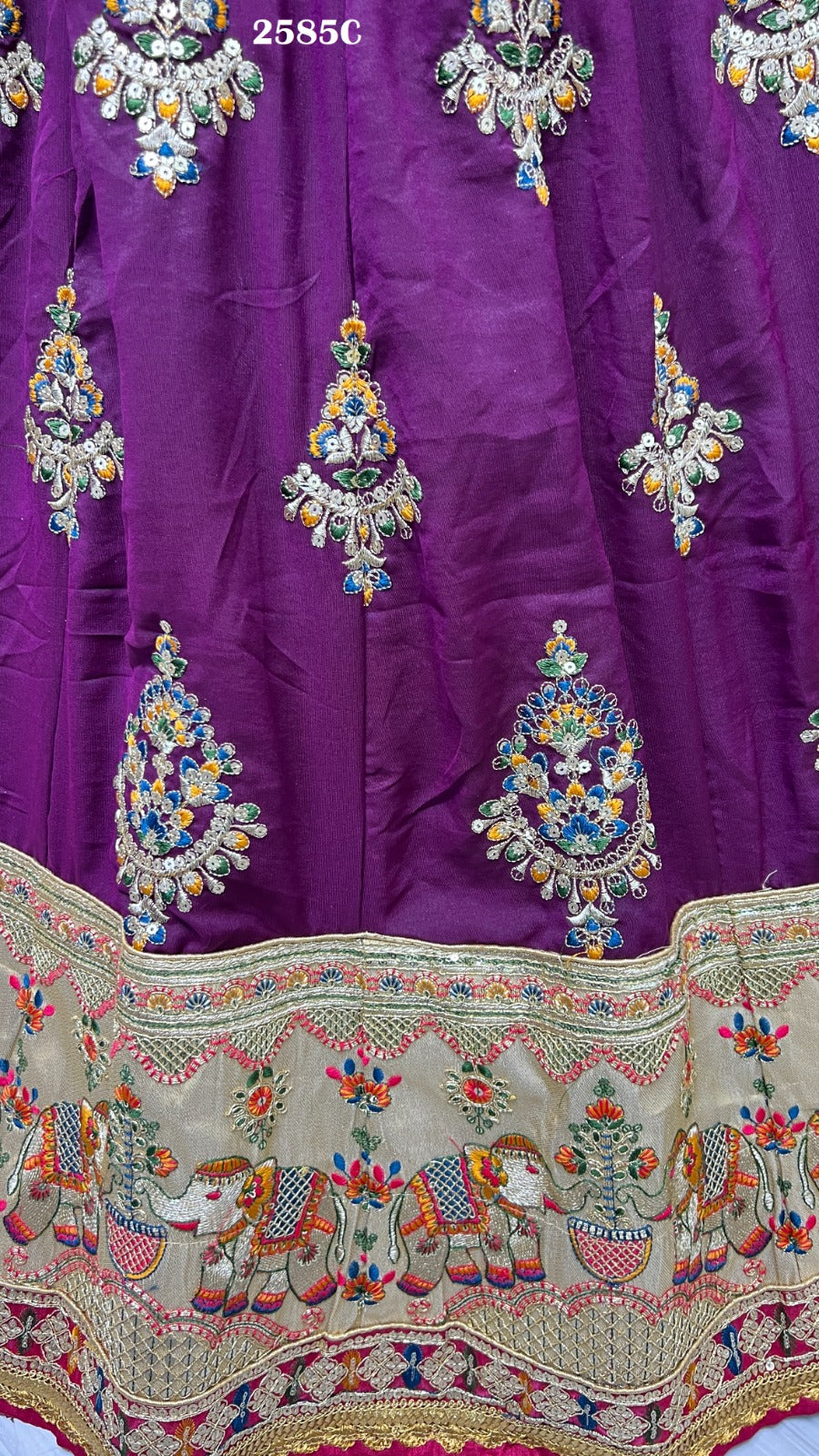 2585 Anjani Art Dola Silk Lehenga Choli