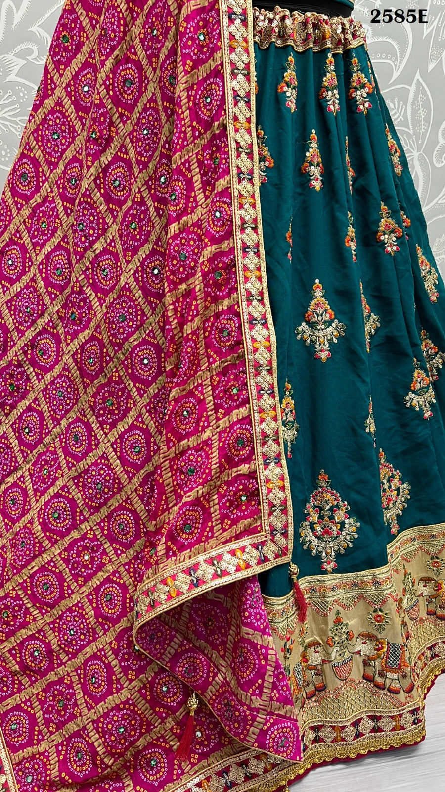 2585 Anjani Art Dola Silk Lehenga Choli