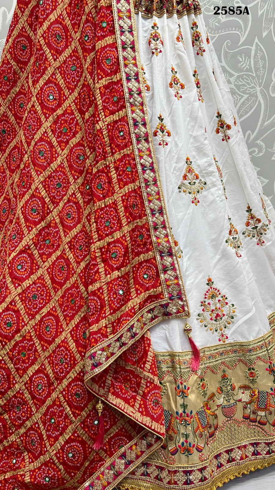 2585 Anjani Art Dola Silk Lehenga Choli