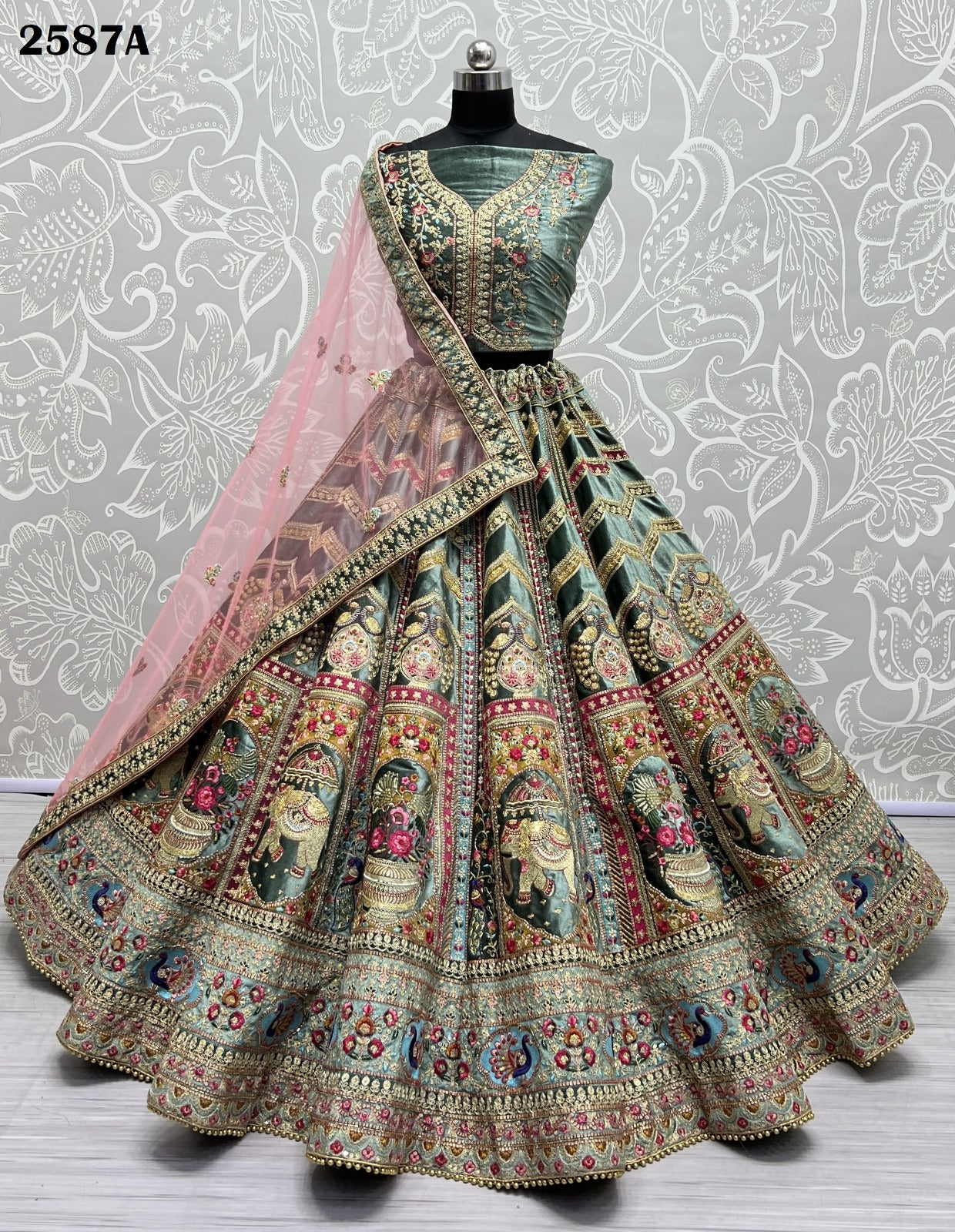 Stunning Bridal Velvet Maroon Lehenga Choli # B1966 | Pakistani bridal  dresses, Indian bridal dress, Pakistani bridal dresses online