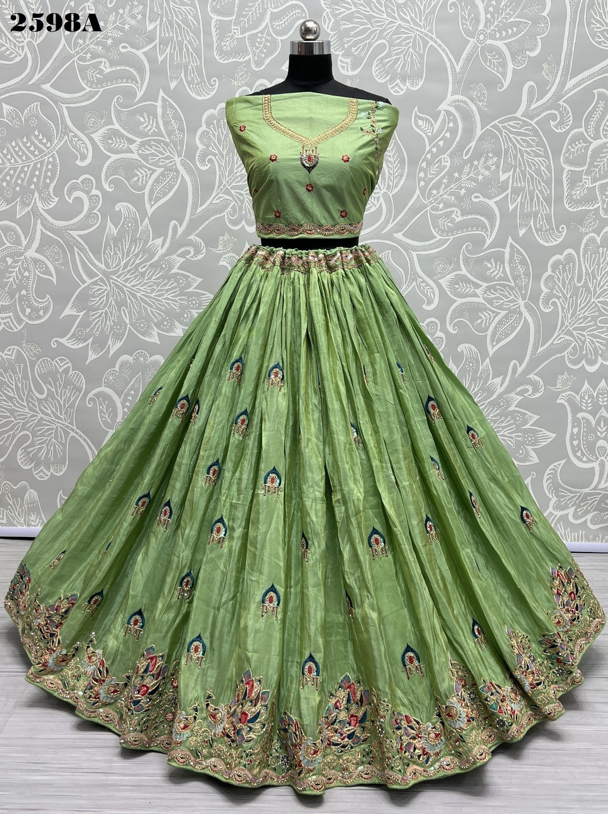 2598 Anjani Art Silk Lehenga Choli