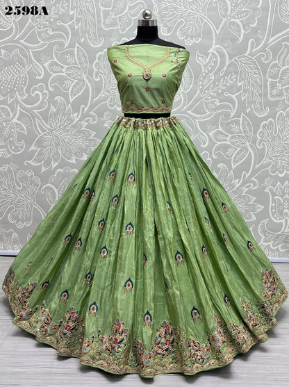 2598 Anjani Art Silk Lehenga Choli