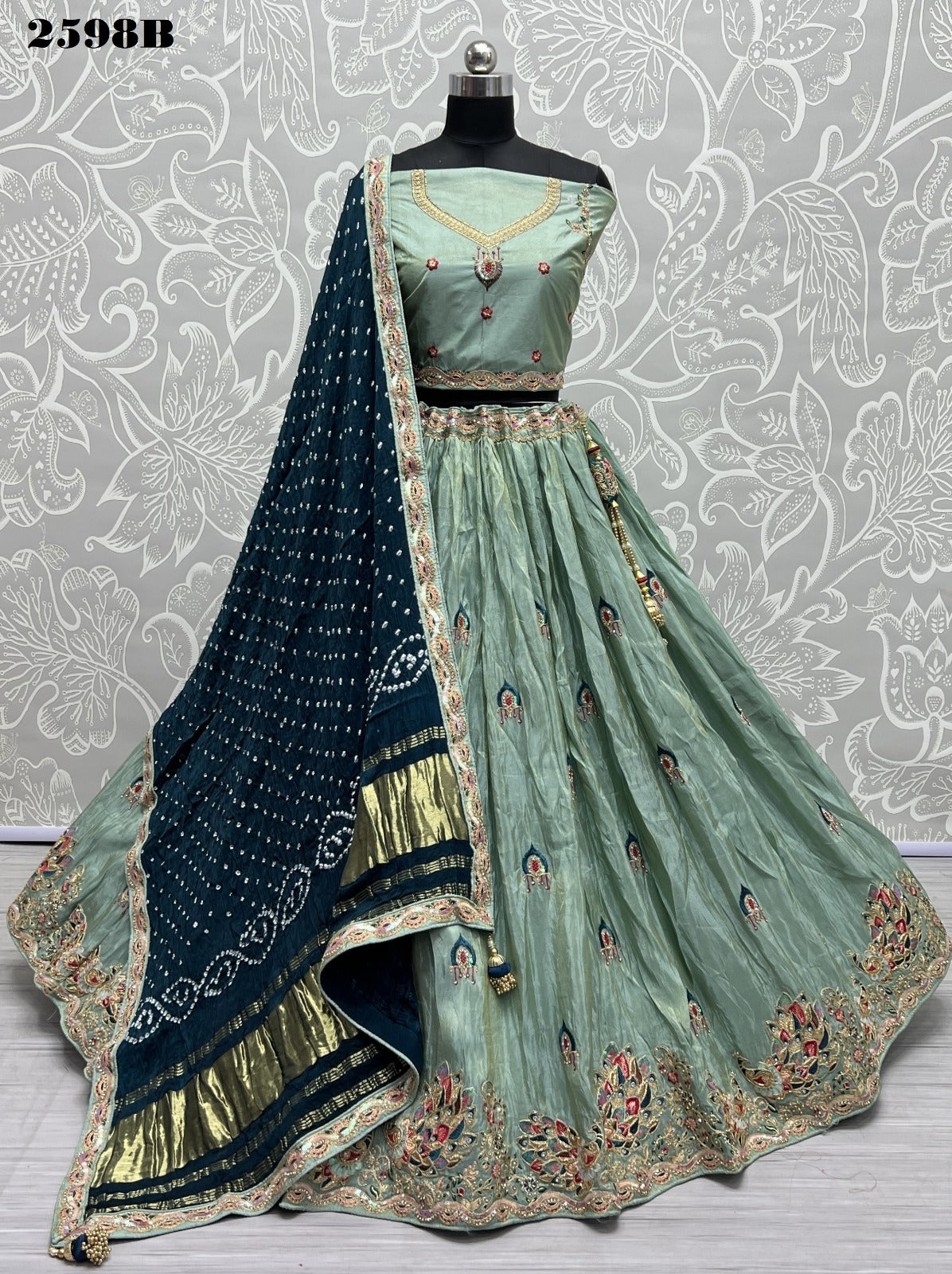 2598 Anjani Art Silk Lehenga Choli