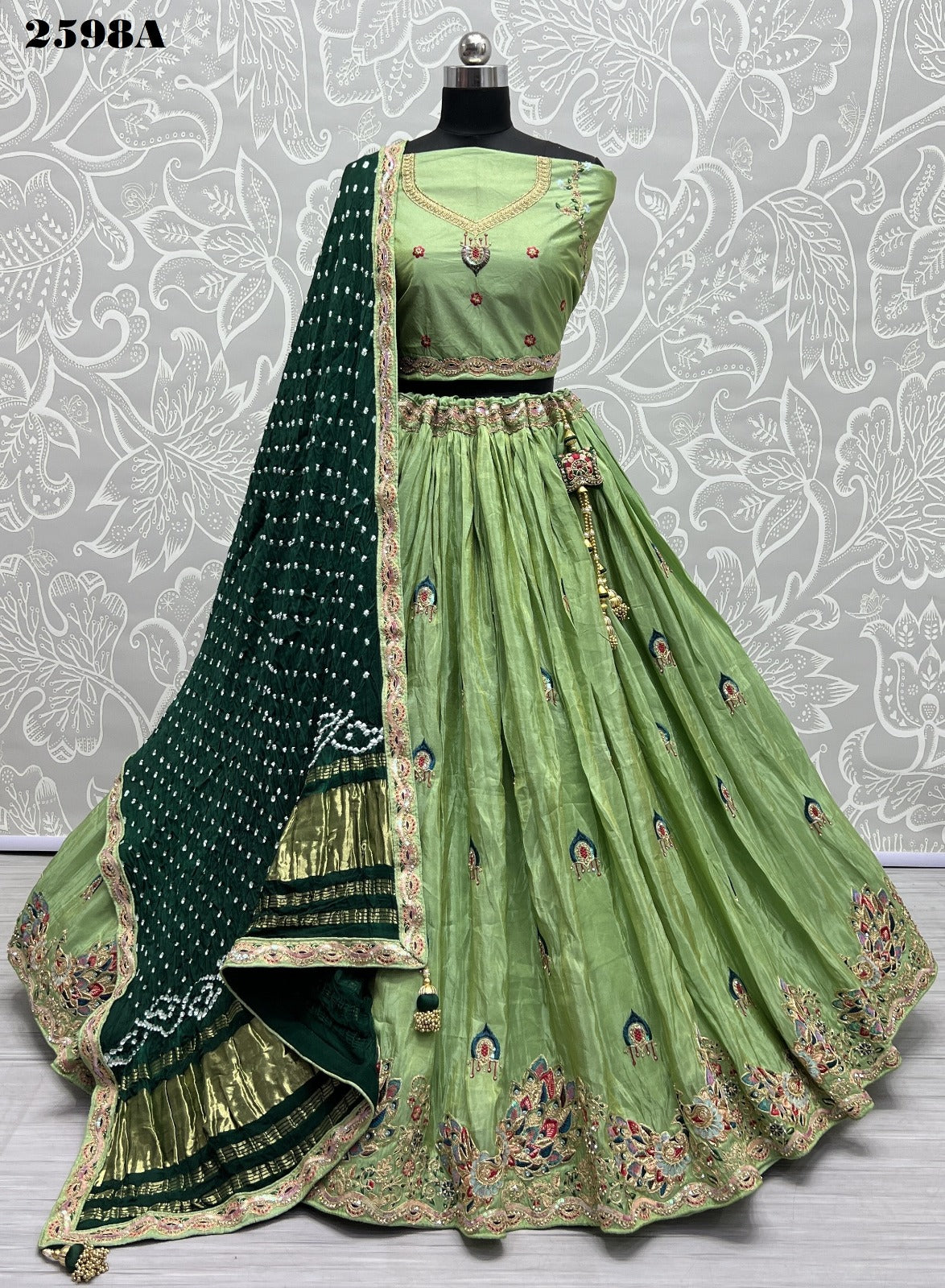 2598 Anjani Art Silk Lehenga Choli