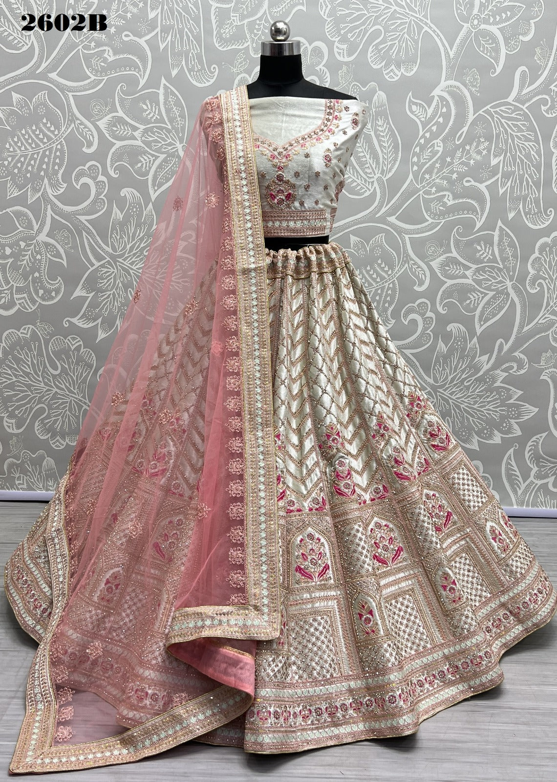 2602 Anjani Art Velvet Lehenga Choli