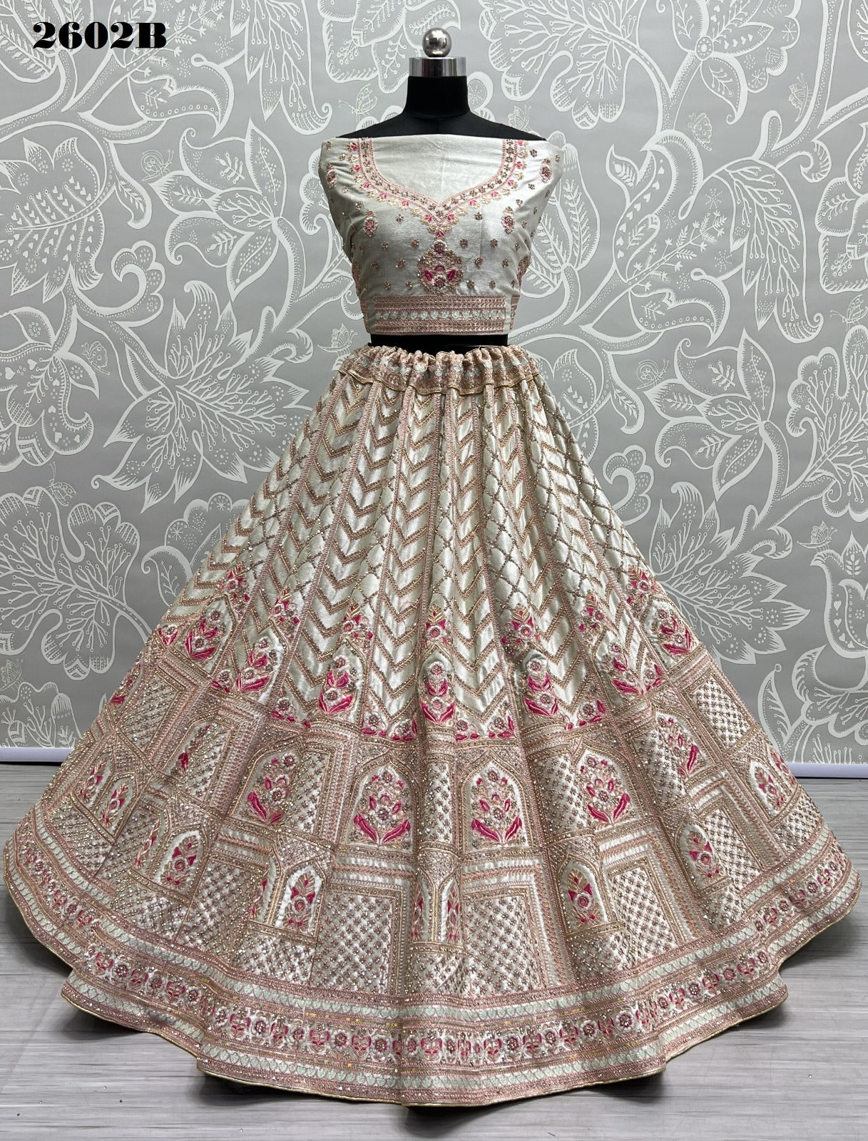 2602 Anjani Art Velvet Lehenga Choli