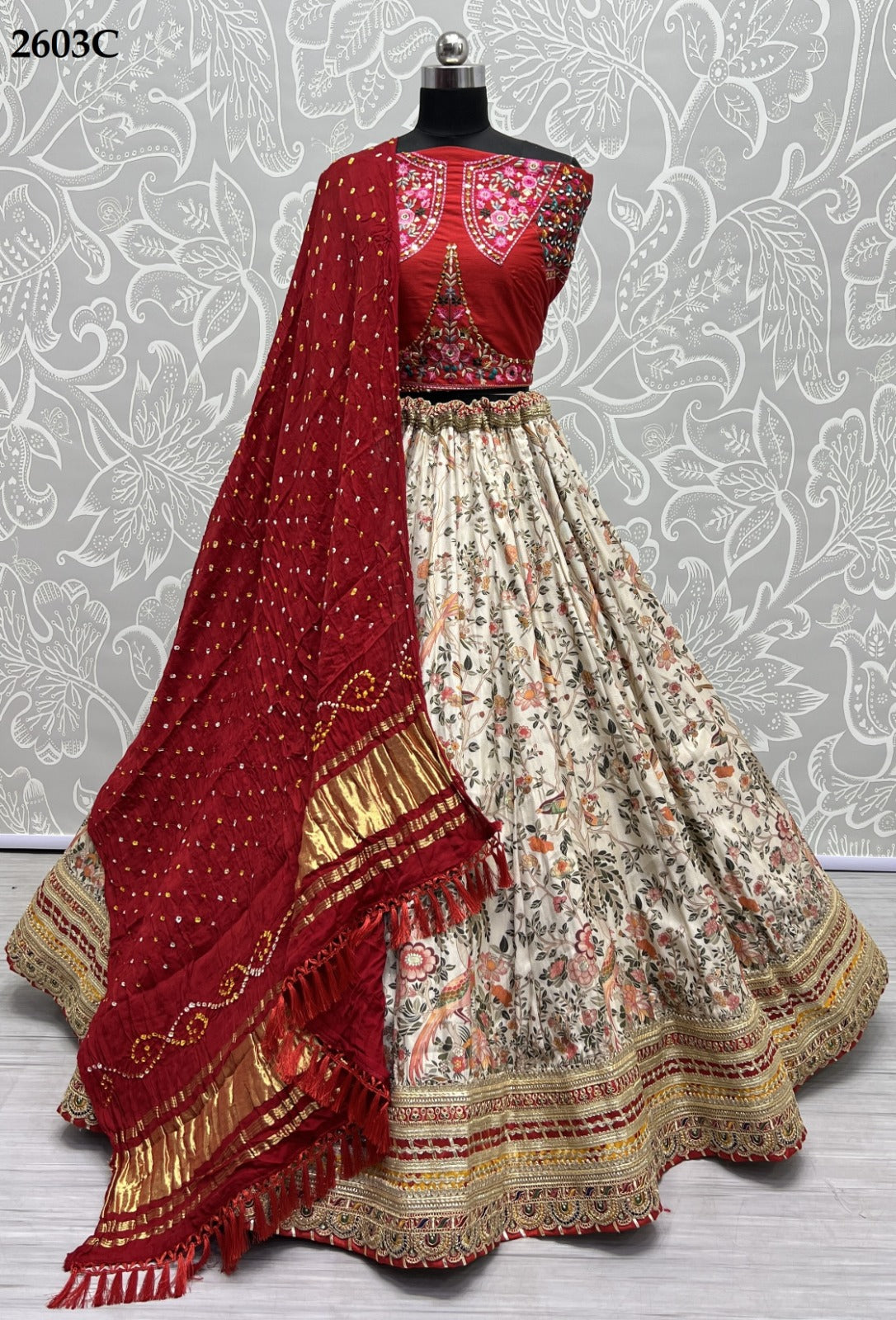 2603 Anjani Art Silk Lehenga Choli