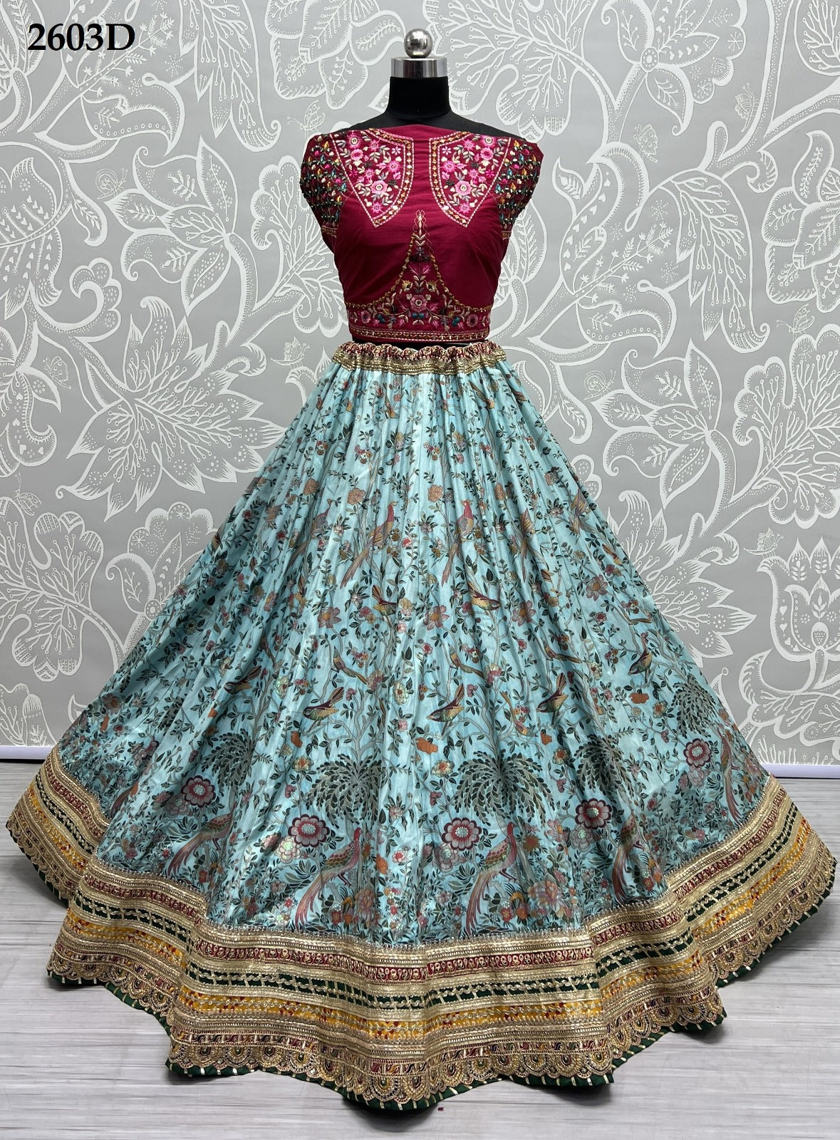 2603 Anjani Art Silk Lehenga Choli