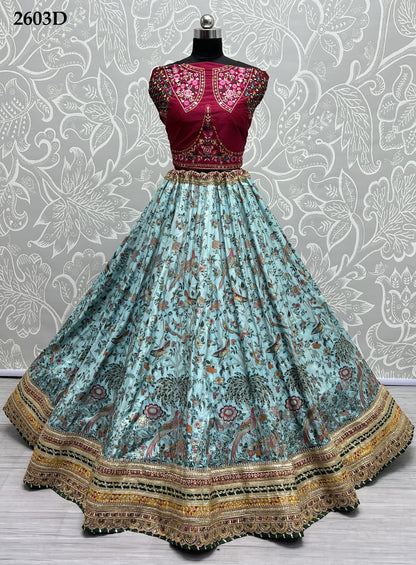 2603 Anjani Art Silk Lehenga Choli