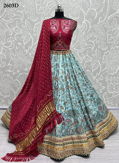 2603 Anjani Art Silk Lehenga Choli