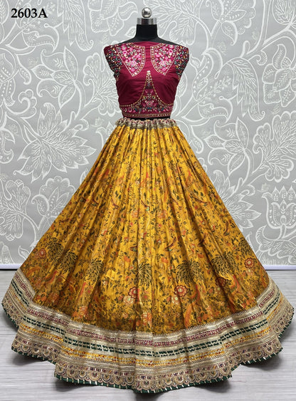 2603 Anjani Art Silk Lehenga Choli