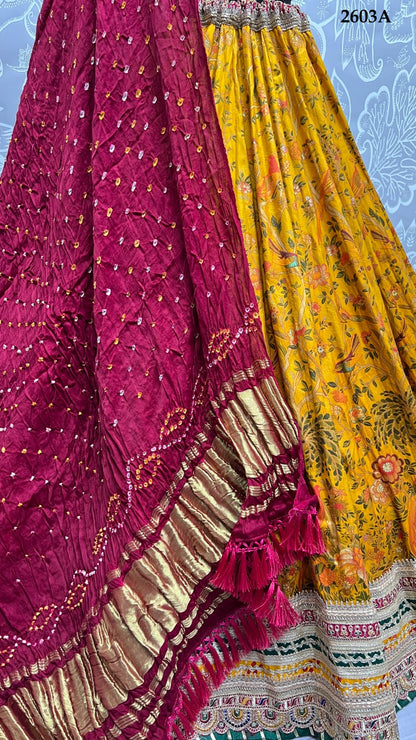 2603 Anjani Art Silk Lehenga Choli