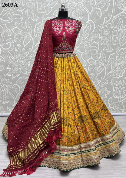 2603 Anjani Art Silk Lehenga Choli