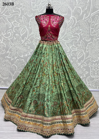 2603 Anjani Art Silk Lehenga Choli