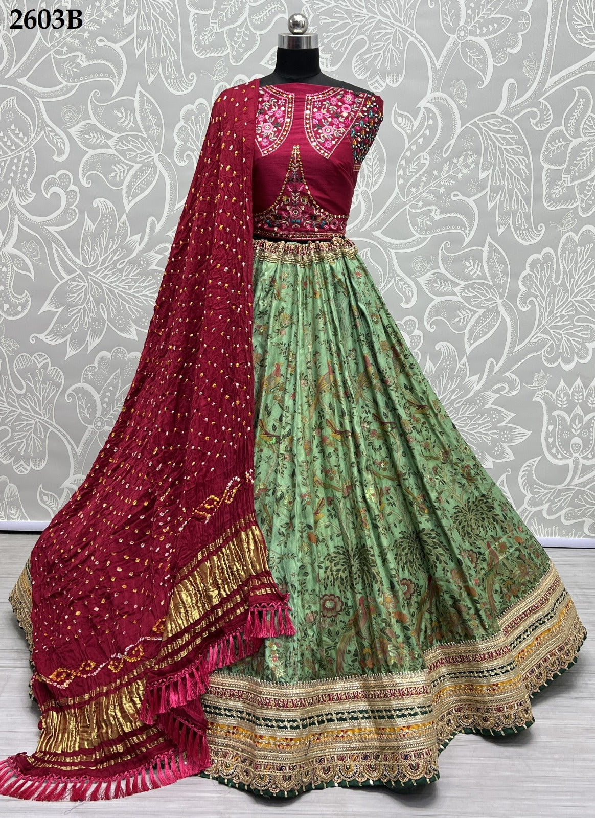 2603 Anjani Art Silk Lehenga Choli