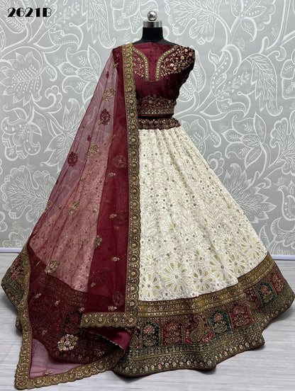 2621 Anjani Art Georgette Lehenga Choli